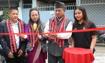 गोल्फुटारमा इन्डोर बास्केटबल हलको उद्घाटन