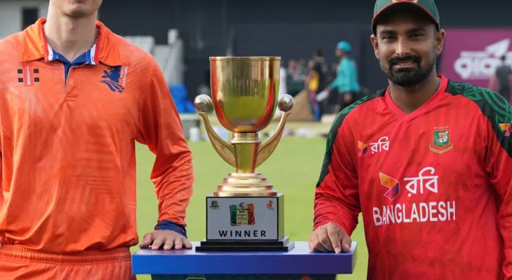 पहिलो टी-20 मा बंगलादेशको शानदार जीत, नेदरल्यान्ड ८ विकेटले पराजित