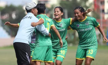 एन्फा महिला लिग छनोटमा राप्ती एफसीको रोमाञ्चक जित