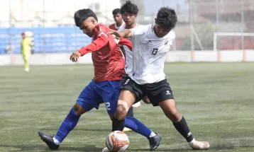 एन्फा यू-१६ युथ लिग २०२५ : श्री भगवती र एनआरटीबीच रोमाञ्चक बराबरी