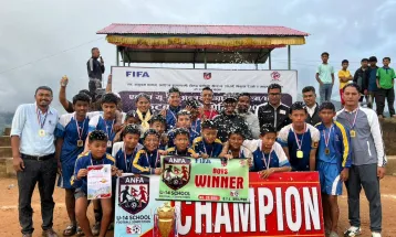 भोजपुरमा सम्पन्न यू-१४ अन्तरविद्यालय फुटबल प्रतियोगितामा युनिक एण्ड युनाईटेड पब्लिक एकाडेमी र विद्योदय मावि विजयी