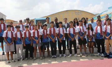 Nepal Swimming Team Leaves for India to Compete in Asian Aquatics Championship