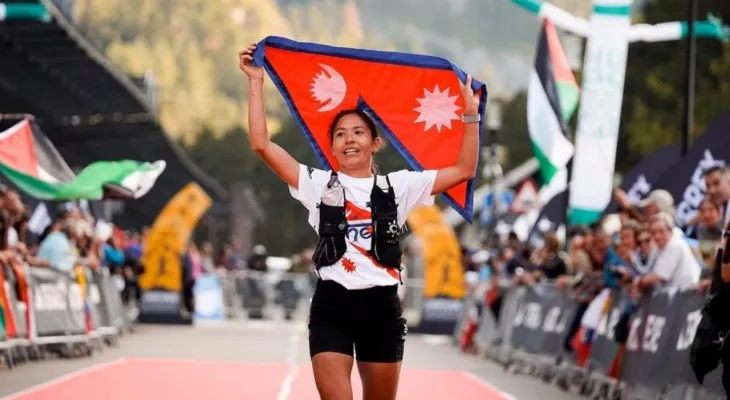 Sunmaya Budha Secures Historic Second Place at World Mountain and Trail Running Championships