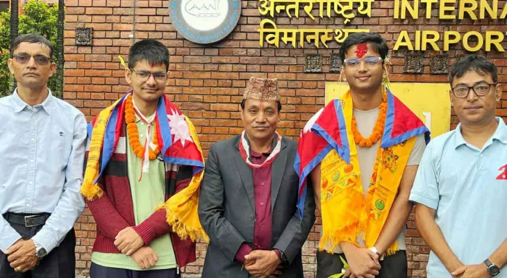 नेपालका दुई युवा चेस खेलाडी विश्व युवा च्याम्पियनशिपका लागि अल्बानिया प्रस्थान