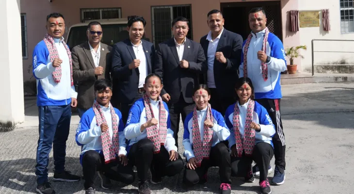 विश्व कराते छनोटमा ४ खेलाडी