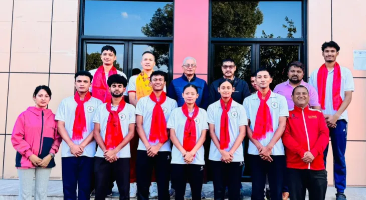 विश्व तेक्वान्दो च्याम्पियनसिप र ग्रान्ड स्ल्याम च्यालेन्जका लागि नेपाली टोलीको विदाई