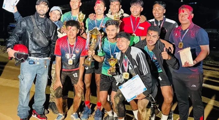 ‘अन्तर्राष्ट्रिय बागलुङ समाज कप’ पुरुष भलिबल उपाधि गलकोट नगरपालिकालाई