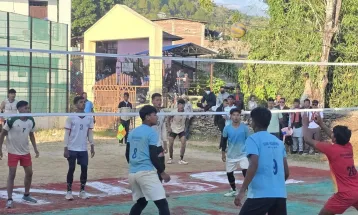 सूर्योदय युवा क्लब बडिगाडलाई खुला भलिबल प्रतियोगिताको उपाधि