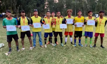 राप्ती सोनारीमा कुसुमीया सामुदायिक वन उपभोक्ता समितिको विजय, सातौं वडा कप फुटबलको उपाधि हातमा