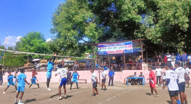 भटौलीको पाँचौँ वडा कप पुरुष भलिबल प्रतियोगिताको उपाधि भटौली टाइगरलाई