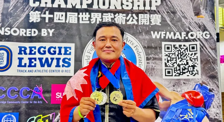 भूपेन्द्रलाई अमेरिकामा ३ पदक