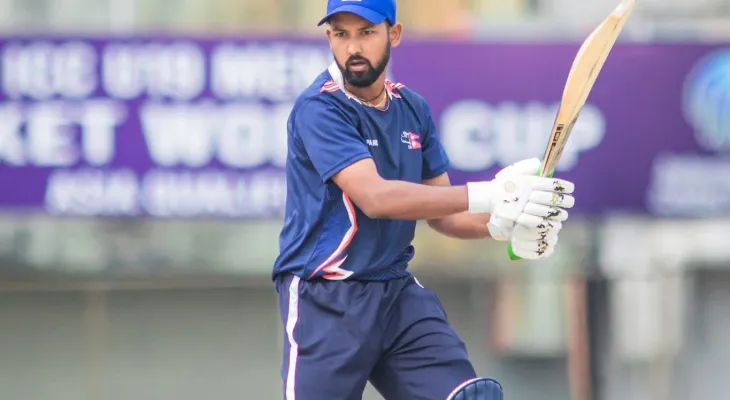 युएसएविरुद्ध नेपाल : नन्दन यादव १ रनमा आउट, नेपालको आठौँ विकेट गयो