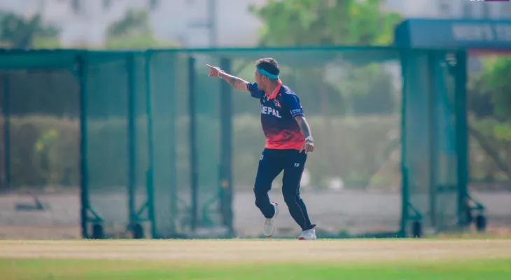 ICC Men’s Cricket World Cup League 2: Sandeep Lamichhane removes set batter Shayan Jahangir, USA two down