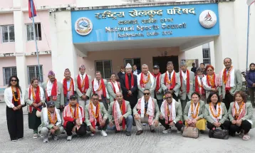 भेट्रान एथलेटिक्स टोली भारत प्रस्थान