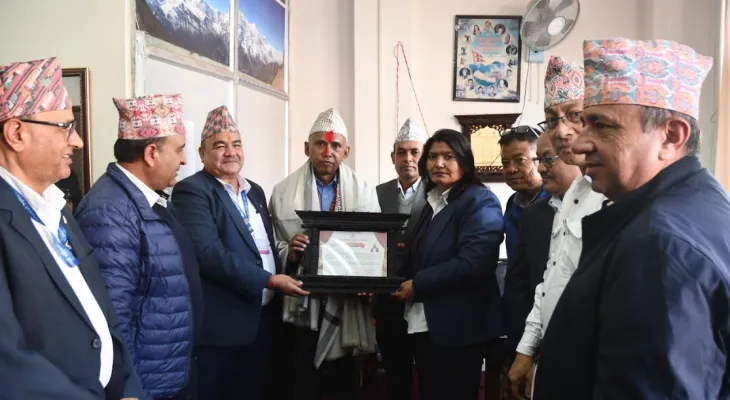 हक्कीका प्रशिक्षक थापाको बिदाइ