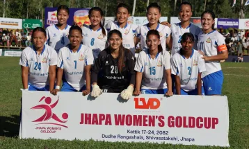 एपिएफ फुटबल क्लबले सिंग्लिङ्ग एस.सि.लाई ७–० ले हराउँदै झापा महिला गोल्डकप सेमिफाइनलमा प्रवेश