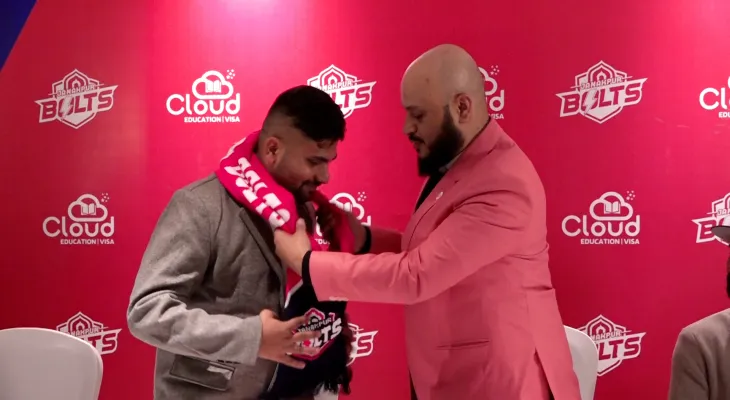 क्लाउड एजुकेशन एन्ड भिसा सर्भिसेज र जनकपुर बोल्ट्सबीच एनपीएल सिजन २ का लागि स्पोन्सरशिप सम्झौता