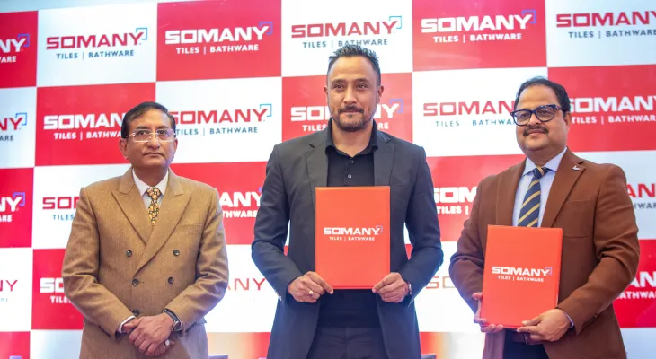 पारस खड्का सोमानी सेरामिक्सको ब्रान्ड एम्बेसडर नियुक्त