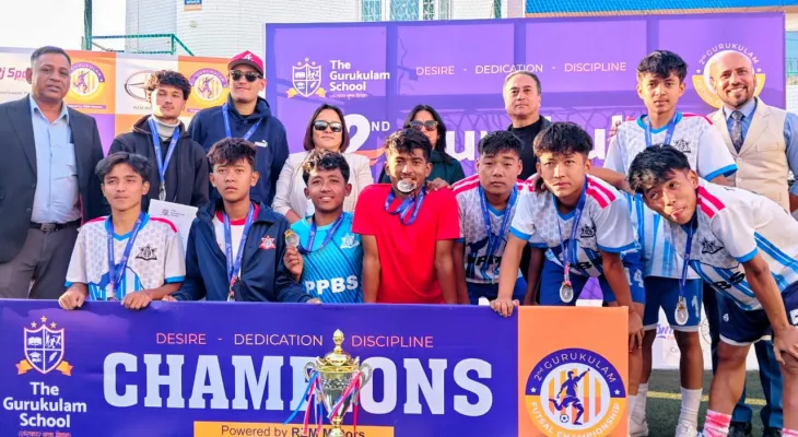 पिस प्वान्टले जित्यो गुरुकुलम इन्टर स्कुल फुटसलको उपाधि