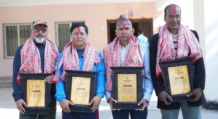 चार जना प्रशिक्षकको विदाई