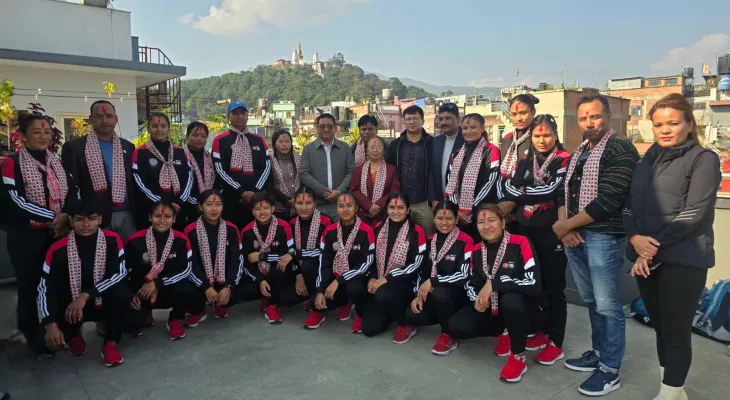 महिला कबड्डी विश्वकप खेल्ने नेपाली टोलीलाई एनओसीको विदाइ