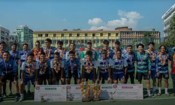 तेस्रो प्रयागराज स्मृति फुटसल प्रतियोगिता :वडा १३ बन्यो प्रतियोगिताको विजेता