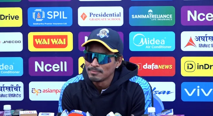 Karnali Yaks Captain Sompal Kami Blames Team Weaknesses and Chitwan’s Strong Batting for Defeat
