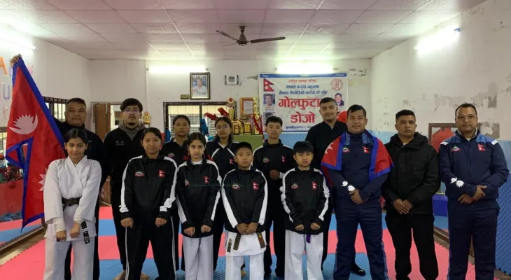 कराते टोली भारत प्रस्थान