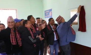 टेबलटेनिस ट्रेनिङ हलको उद्घाटन