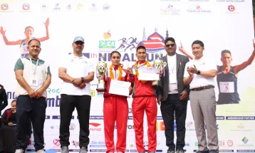 खडक र पुर्णलक्ष्मीलाई ११औं धारा नेपालगन्ज म्याराथन उपाधि, एन्जल्स स्कुललाई नेपालगन्ज ट्रफी