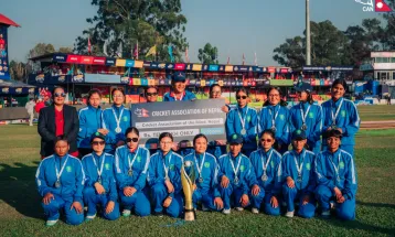 दृष्टिविहीन महिला क्रिकेट टिमलाई क्यानको सम्मान