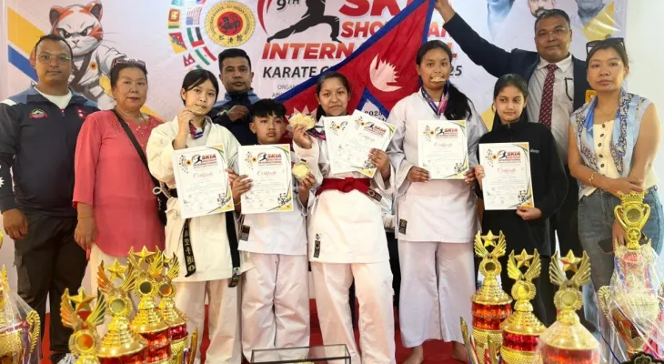 नेपाली खेलाडीलाई करातेमा ६ स्वर्ण