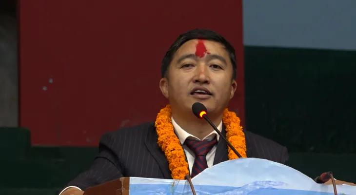 विदाइ समारोहमा घिसिङको प्रतिवद्धता : खेलकुदको विकासमा खरो बन्नेछु