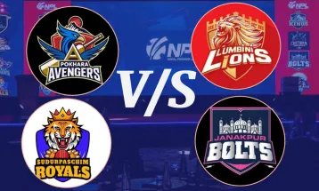 एनपीएल : पोखरा एभेन्जर्स र लुम्बिनी लायन्स, सुदूरपश्चिम रोयल्स र जनकपुर बोल्टस प्रतिस्पर्धा गर्दै