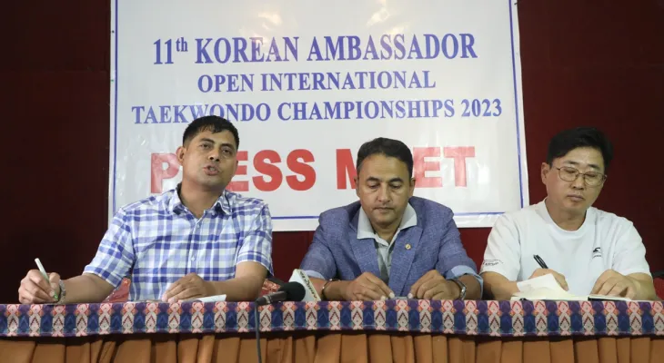 कोरियन एम्बेस्डर तेक्वान्दोको तयारी पूरा