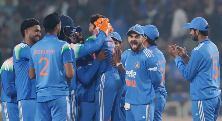 भारतद्धारा दक्षिण अफ्रिकामाथि पहिलो एकदिवसीयमा १७ रनको जित, श्रृंखलामा १-० को अग्रता