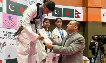 कोरियन एम्बेस्डर अन्तर्राष्ट्रिय तेक्वान्दो : सीतापाइलाकी चाँदनी पहिलो