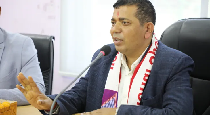 राखेप सदस्य सचिवको पदभार ग्रहण