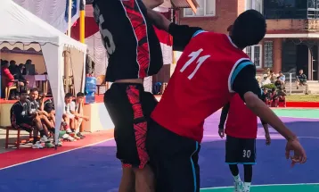 भ्याली पब्लिक बास्केटबलमा तेजस्वी र पारामाउन्ट विजयी