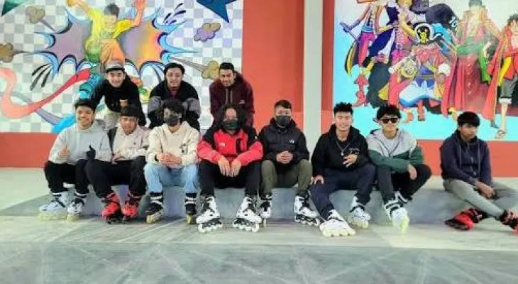 रोलर स्पीड स्केटिङको तयारि पुरा