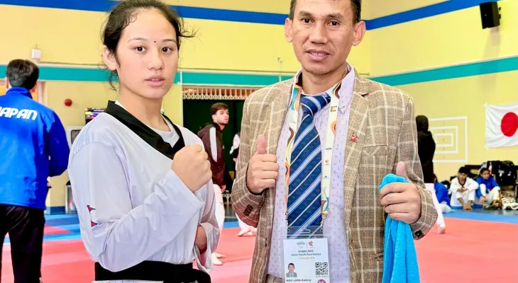 दुबइमा रेणुलाई कांस्य