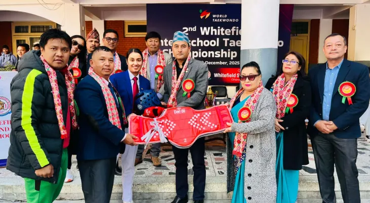 ह्वाइटफिल्ड तेक्वान्दो च्याम्पियनसिपमा शिव बाबा च्याम्पियन