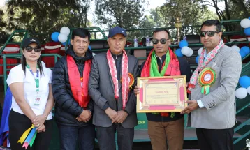 भरतलाई काठमाडौं युरोको सम्मान