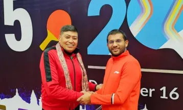 राष्ट्रिय टेबलटेनिस : प्रकाशलाई स्वर्ण