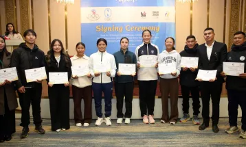 NOC Launches “Road to LA Olympic Games 2028” Program, Eight Athletes Awarded Scholarships
