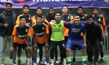 फुटसलमा ब्लु वर्ड कलेज च्याम्पियन