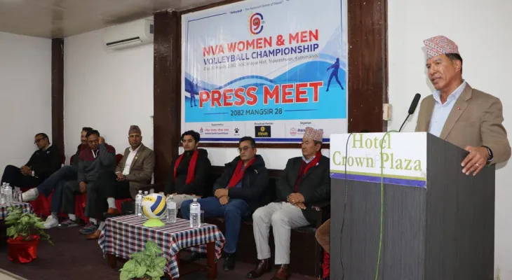 नवौँ एनभिए महिला–पुरुष भलिबल च्याम्पियनसिप पुस ११ देखि १९ गतेसम्म काठमाडौंमा