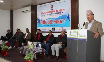 नवौँ एनभिए महिला–पुरुष भलिबल च्याम्पियनसिप पुस ११ देखि १९ गतेसम्म काठमाडौंमा