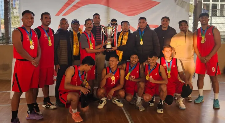 आर्मीलाई लिनिङ बास्केटबल उपाधि