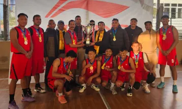 आर्मीलाई लिनिङ बास्केटबल उपाधि